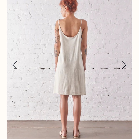 Black Crane Cami Dress in cloud - Picture 2 of 6